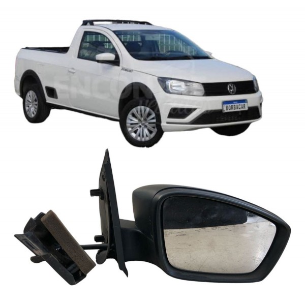 Espelho Retrovisor Manual Direito Saveiro Rb 2018 2019 2020