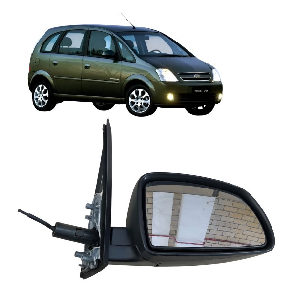 Espelho Retrovisor Manual Direito Meriva 2008 2009 A 2012
