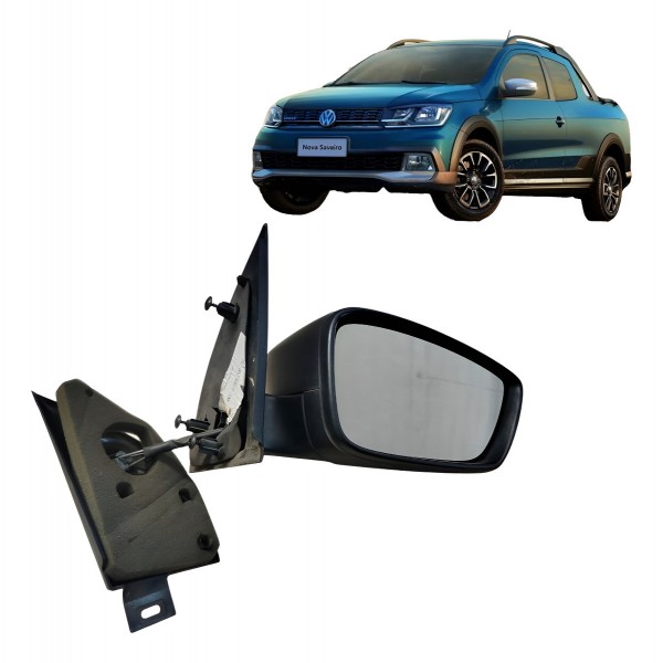 Espelho Retrovisor Manual Direit Saveiro Rb 2014 2015 A 2018