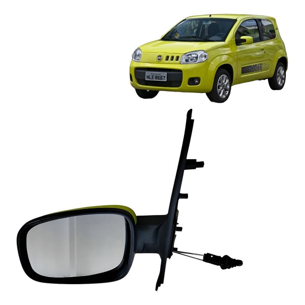 Espelho Retrovisor Manual Esquerd. Uno Vivace 2012 2013 A 16