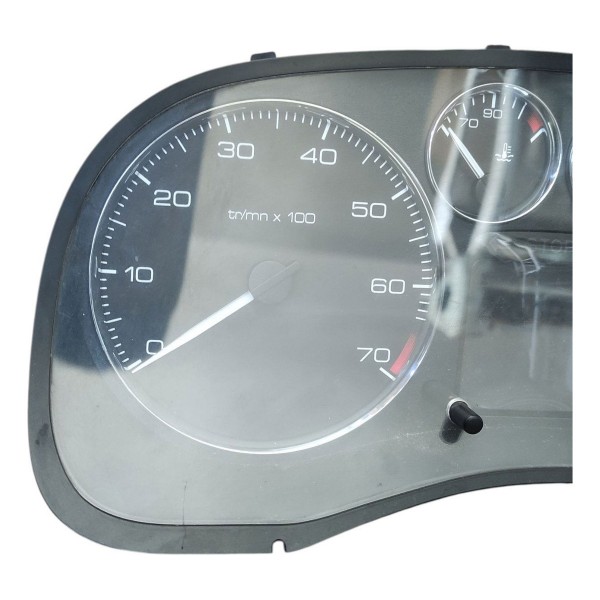 Painel Instrumento Velocimetro Peugeot 307 2009 2010 Manual Preto