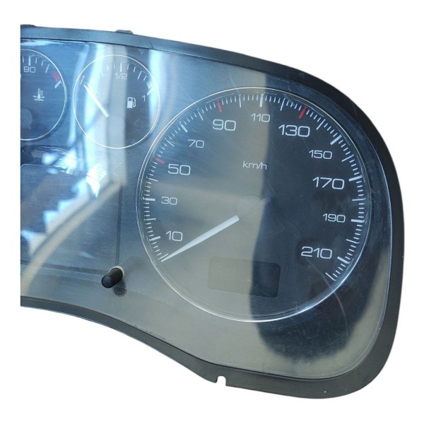 Painel Instrumento Velocimetro Peugeot 307 2009 2010 Manual Preto