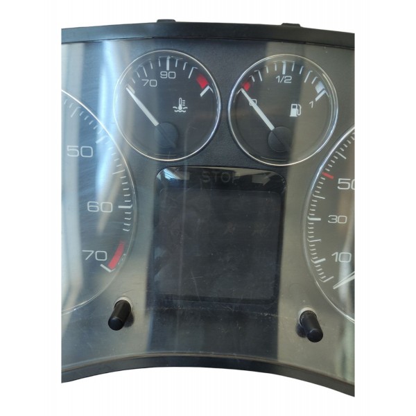 Painel Instrumento Velocimetro Peugeot 307 2009 2010 Manual Preto