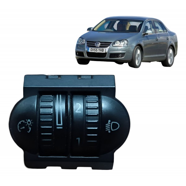 Botão Regulagem Farol Volkswagen Jetta Ano 2006 2007 A 2010