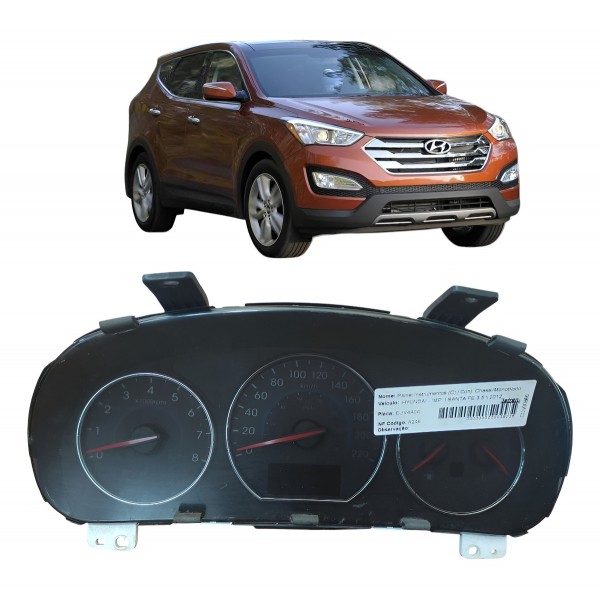 Painel Instrumento Velocímetro Hyundai Santa Fé 2012 2013 Preto