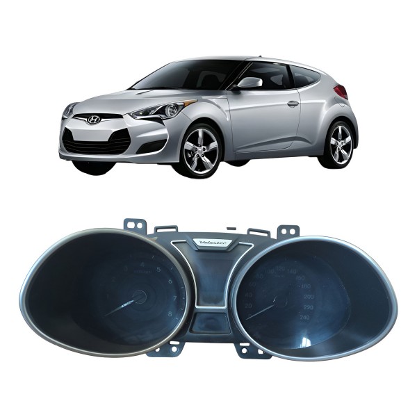 Painel Instrumento Velocímetro Hyundai Veloster 2011 A 2014 Preto