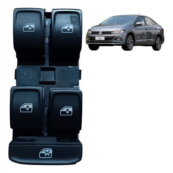 Botão Vidro Elétrico Motorista Polo Virtus T-cross Nivus