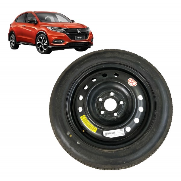 Roda Pneu Estepe Aro 16 Honda Hr-v 2017 2018 A 2022 135/90