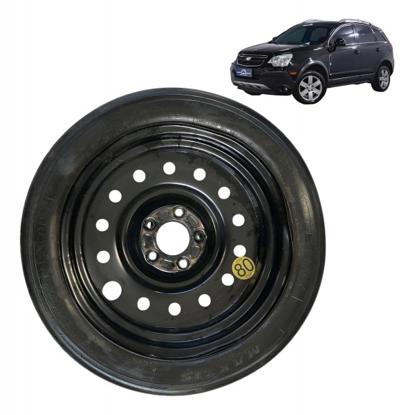 Roda Pneu Estepe Aro 16 Gm Captiva 2010 2011 A 2015  135/70