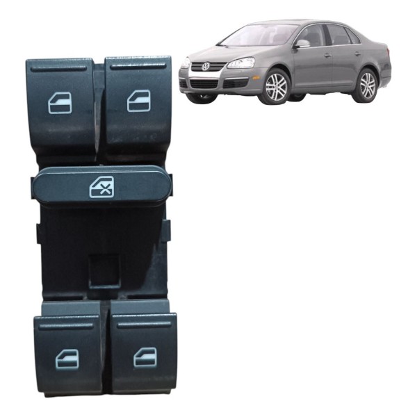 Botão Vidro Dianteiro Esquerdo Vw Amarok Jetta 2006 A 2014