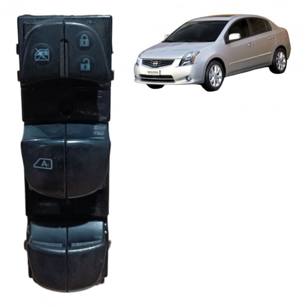 Botão Vidro Dianteiro Esquerd Nissan Sentra 2013 2014 A 2020