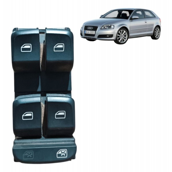 Botão Vidro Dianteiro Esquerdo Audi A3 2012 2013 A 2016