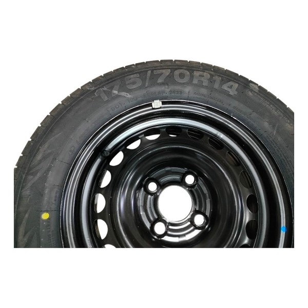 Roda Pneu Estepe 175/70 Aro 14 Kwid 2022 2023 2024 E-tech
