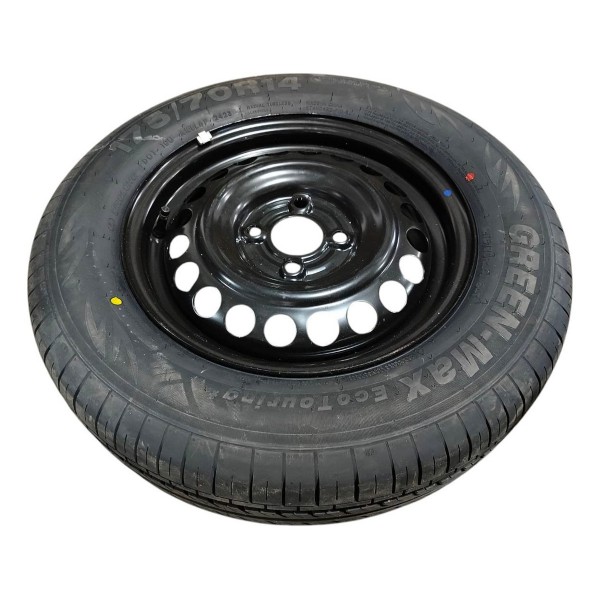 Roda Pneu Estepe 175/70 Aro 14 Kwid 2022 2023 2024 E-tech