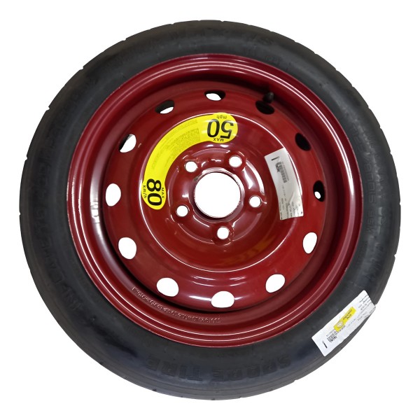 Roda Pneu Estepe Aro15  Hyundai I30 2011  T125/80