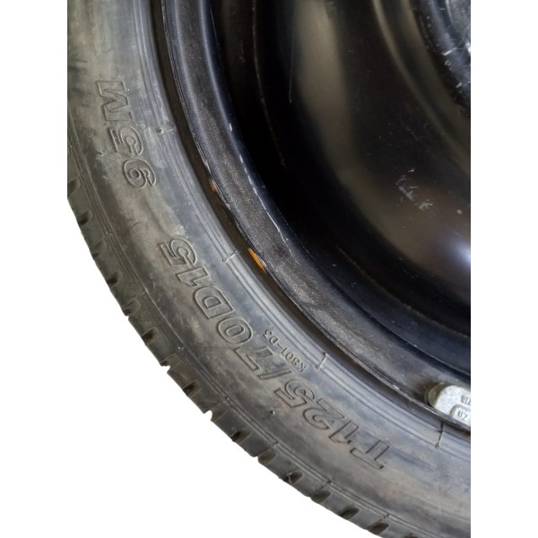 Roda Pneu Estepe Aro15  Honda Civic 2010  T125/70