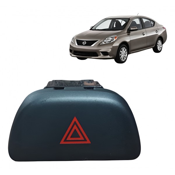 Botão Interruptor Pisca Alerta Nissan Versa 2013 2014 A 2016