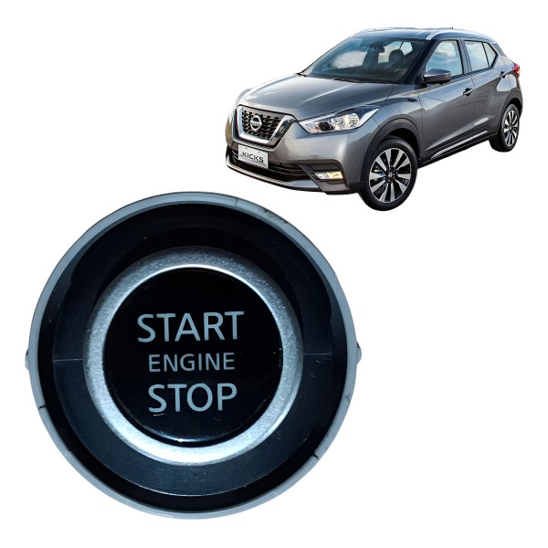 Botão Ignição Start Stop Nissan Sentra Kicks 2017 2018 A2023
