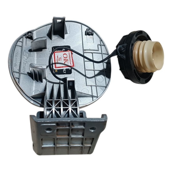 Portinhola Tampa Tanque Hyundai Veloster 2012 2013 2014 Orig 2012 Prateado