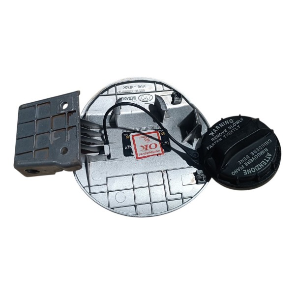 Portinhola Tampa Tanque Hyundai Veloster 2012 2013 2014 Orig 2012 Prateado