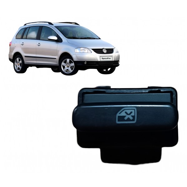 Botão Trava Vidro Traseiros Vw Fox Spacefox 2008 2009 A 2014