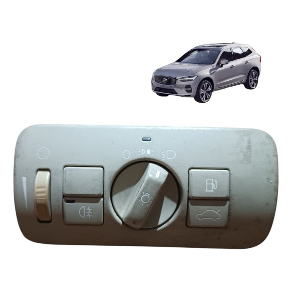 Botão Comando Chave Luz Volvo Xc60 2009 A 2012 Bege