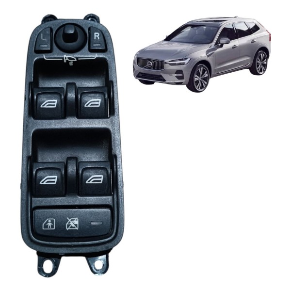 Botão Comando Vidro Dianteiro Esquerdo Volvo Xc60 2009 2010