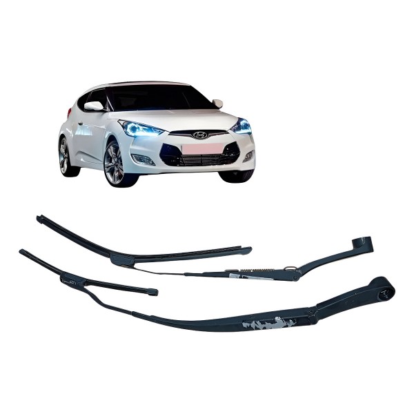 Par Braço Limpador Parabrisa Hyundai Veloster 2012 2013 2014 Esquerdo