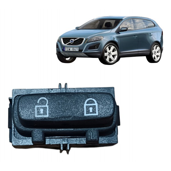 Botão Trava Porta Dianteira Esquerda Volvo Xc60 2008 A 2013