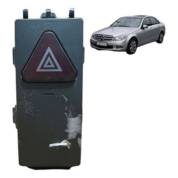 Botão Pisca Alerta Mercedes C180 C200 2007 2008 A2011