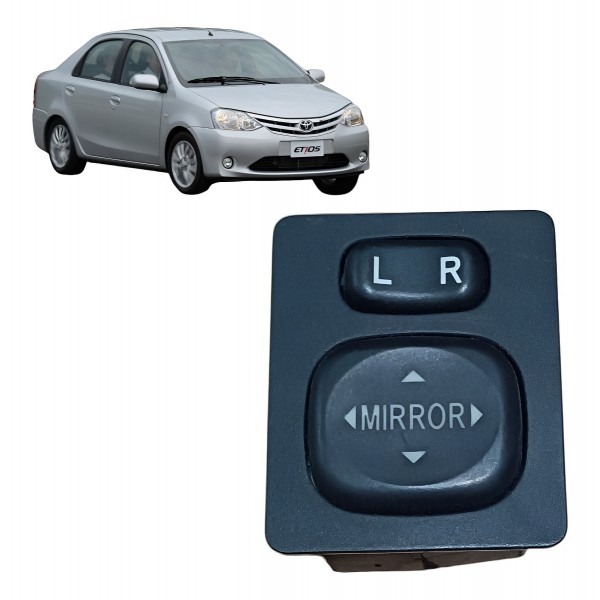 Botão Regulagem Retrovisor Toyota Etios 2013 2014 A 2021