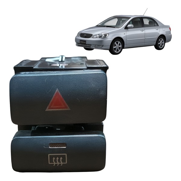 Botão Pisca Alerta Desembaçador Toyota Corolla 2003 A 2008