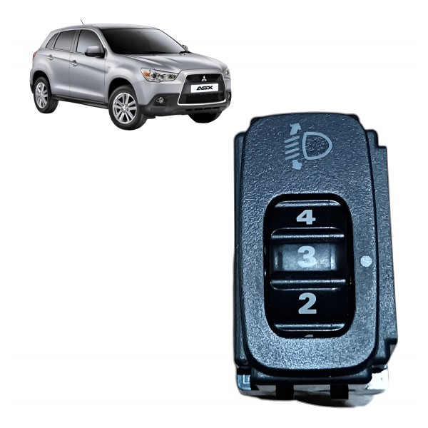 Botão Regulador Altura Luz Farol Mitsubishi Asx 2011 A 2016