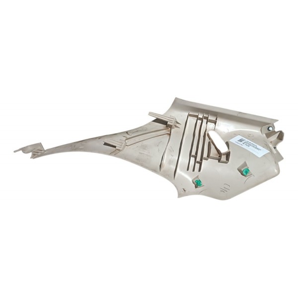 Acabamento Lateral Esquerdo Banco Traseiro Fiat 500 2012 Branco