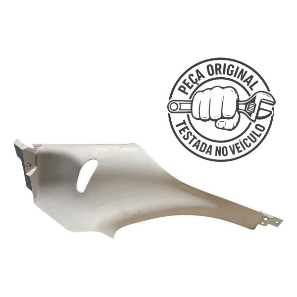 Acabamento Lateral Esquerdo Banco Traseiro Fiat 500 2012 Branco