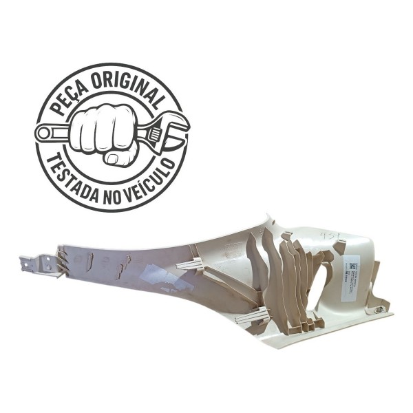Acabamento Lateral Direito Banco Traseiro Fiat 500 2012 2013 Branco