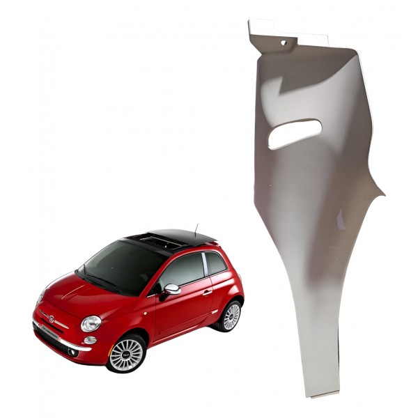 Acabamento Lateral Direito Banco Traseiro Fiat 500 2012 2013 Branco