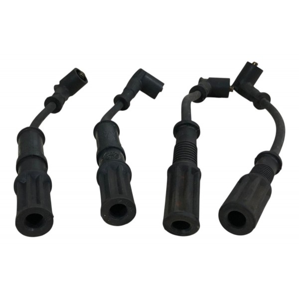 Jogo Cabo Vela Fiat 500 1.4 8v 2011 2013 2013 Original Ngk Preto