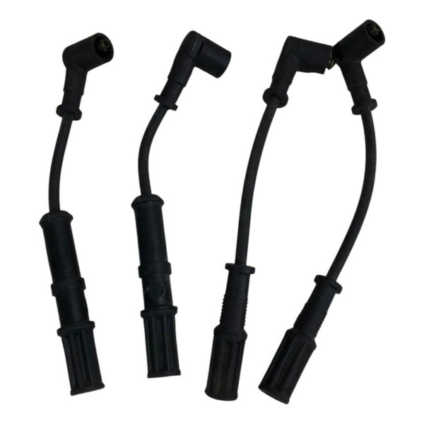 Jogo Cabo Vela Fiat 500 1.4 8v 2011 2013 2013 Original Ngk Preto