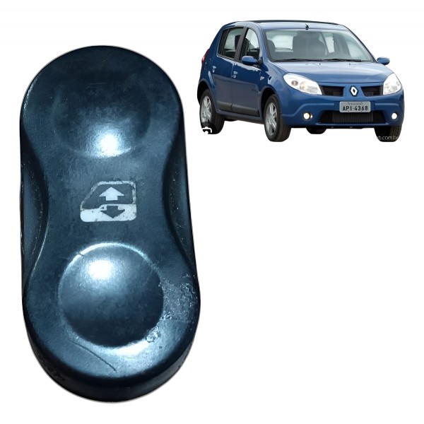 Botão Vidro Elétrico Diant. Logan Sandero 2008 2009 A 2013