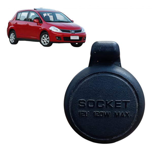 Tomada 12v Acendedor Cinzeiro Nissan Tiida 2008 2009 A 2014