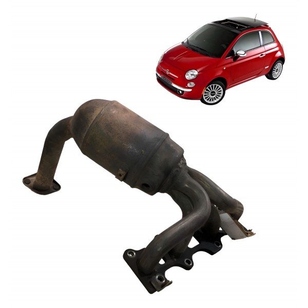 Catalisador Fiat 500 1.4 8v Aspirado Original 2012 2013 2014