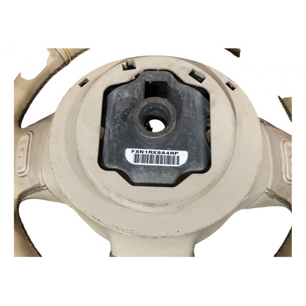 Volante Direção Motorista Fiat 500 2012 2013 Bege Original Branco