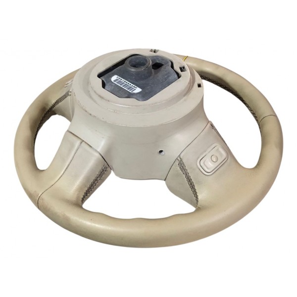 Volante Direção Motorista Fiat 500 2012 2013 Bege Original Branco