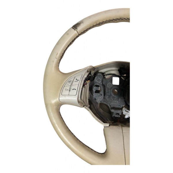 Volante Direção Motorista Fiat 500 2012 2013 Bege Original Branco