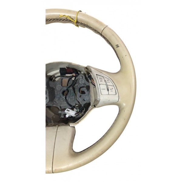 Volante Direção Motorista Fiat 500 2012 2013 Bege Original Branco