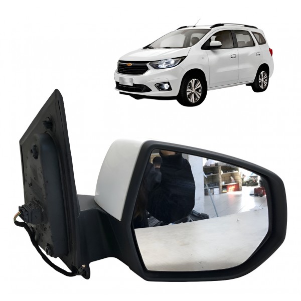 Retrovisor Elétrico Direito Spin 2015 2016 A 2023 Branco