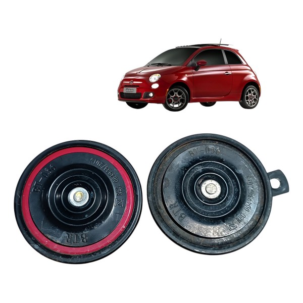 Par Buzina Caracol Fiat 500 2012 2013 2014 Original