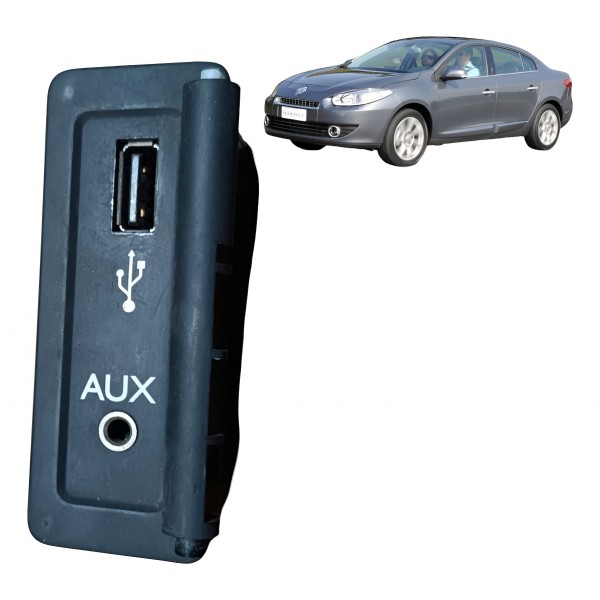 Entrada Usb Auxiliar Renault Fluence 2011 2012 2013 2014