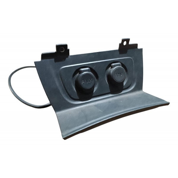 Moldura Entrada Auxiliar Usb 12v C4 Lounge 2013 2014 A 2017